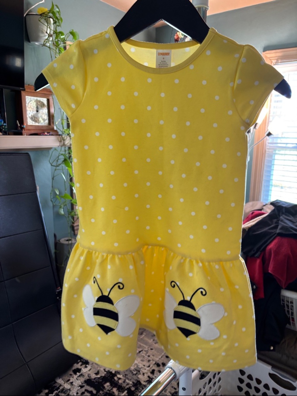 Gymboree Yellow Polka Dot Bee Dress